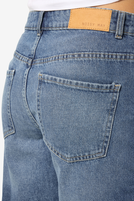 Noisy may blauwe dames korte broek