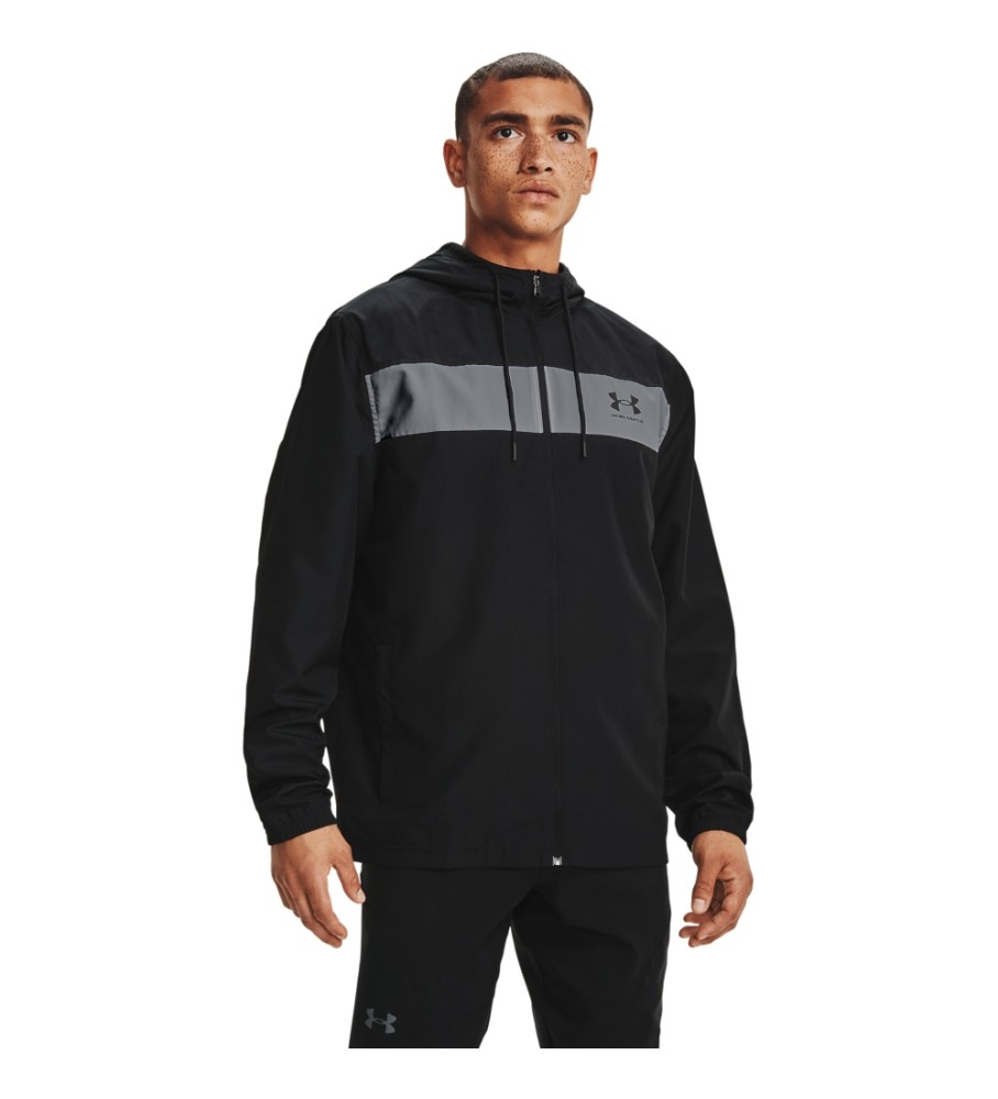 Jaqueta corta-vento Under Armour Sportstyle, preta