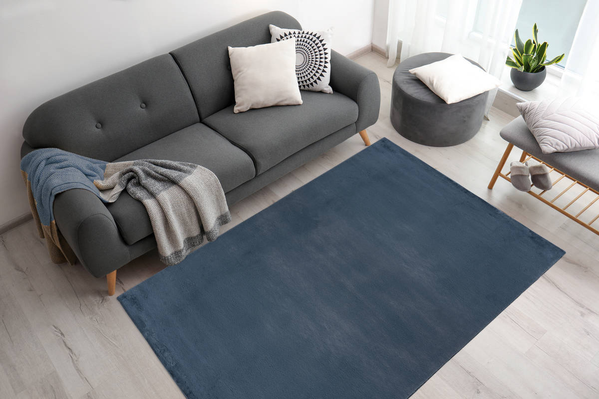 Kurzflorteppich RABBIT PRIME 125 - blau - 80x150 cm