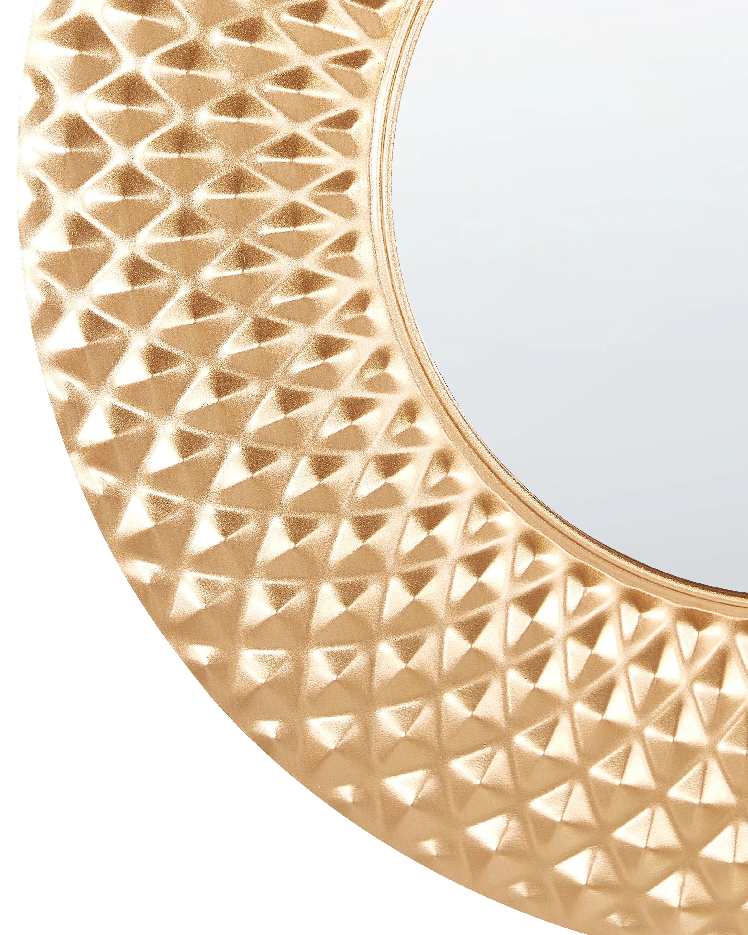 Wandspiegel COMBE 60 cm 60 cm Metaal Goud