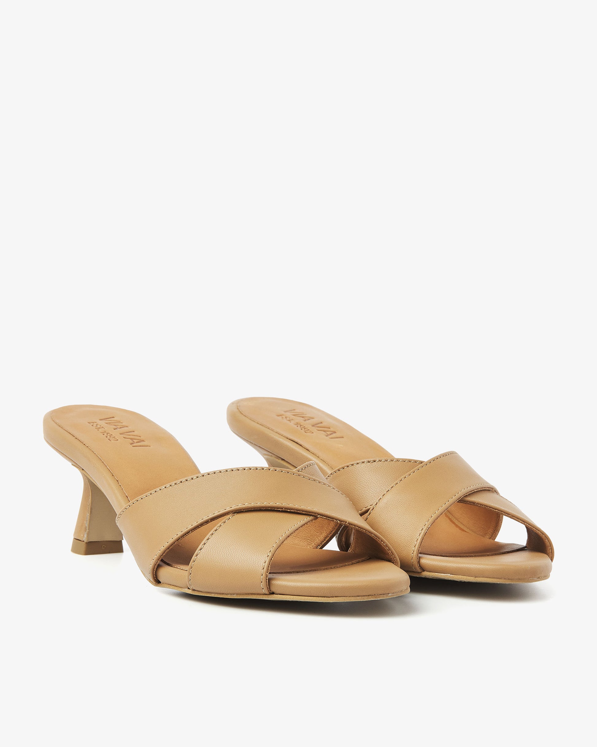 VIA VAI cognac sandalen  Lily Celia
