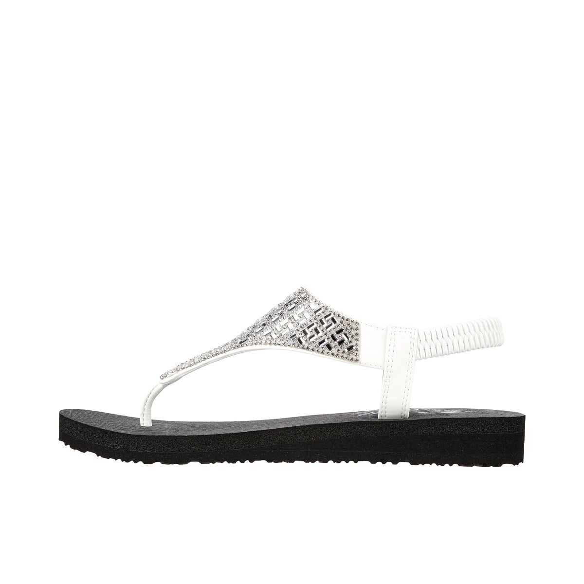 2X les points-Sweet_rock-Talon plat - Blanc