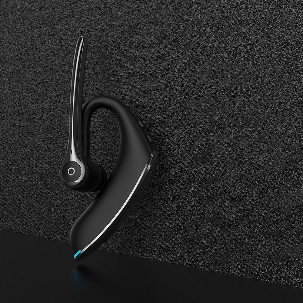 Wireless Bluetooth 5.0 In-Ear Business Headset Kopfhörer mit Noise Cancelling - Schwarz