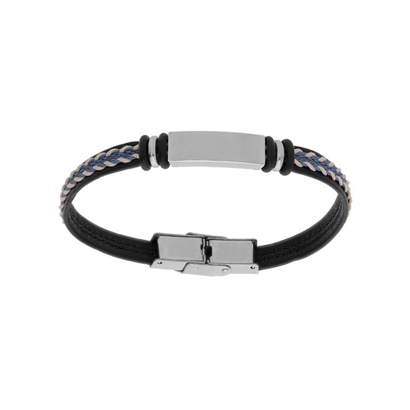 Bracelet enfant - Cuir noir