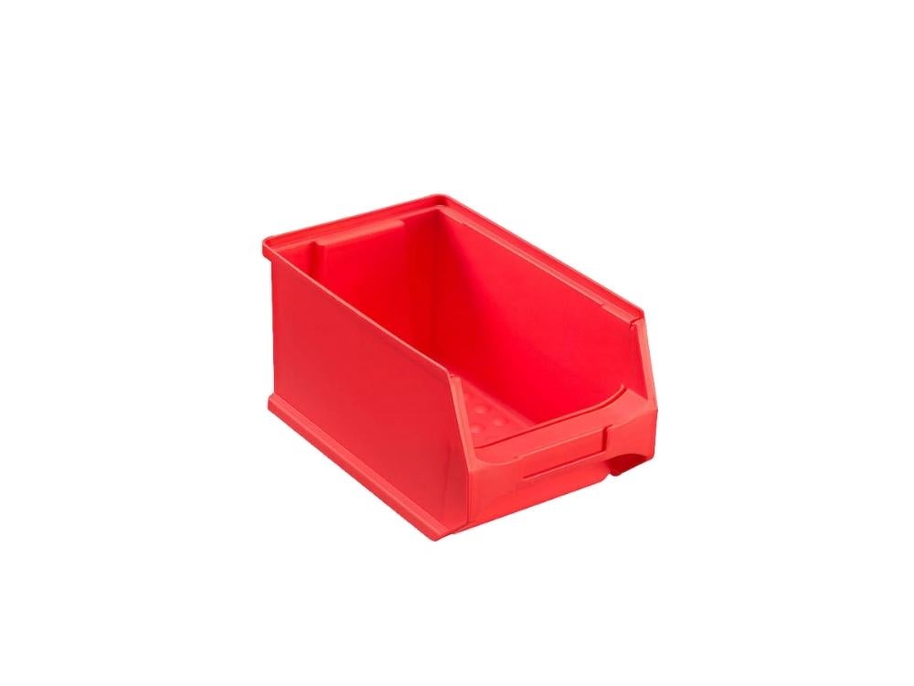 PROREGAL Value Pack 5 x Rode opbergdoos 3,0 HxBxD 12,5 x 14,5 x 23,5 cm 2,8 liter opbergcontainer Opbergdoos