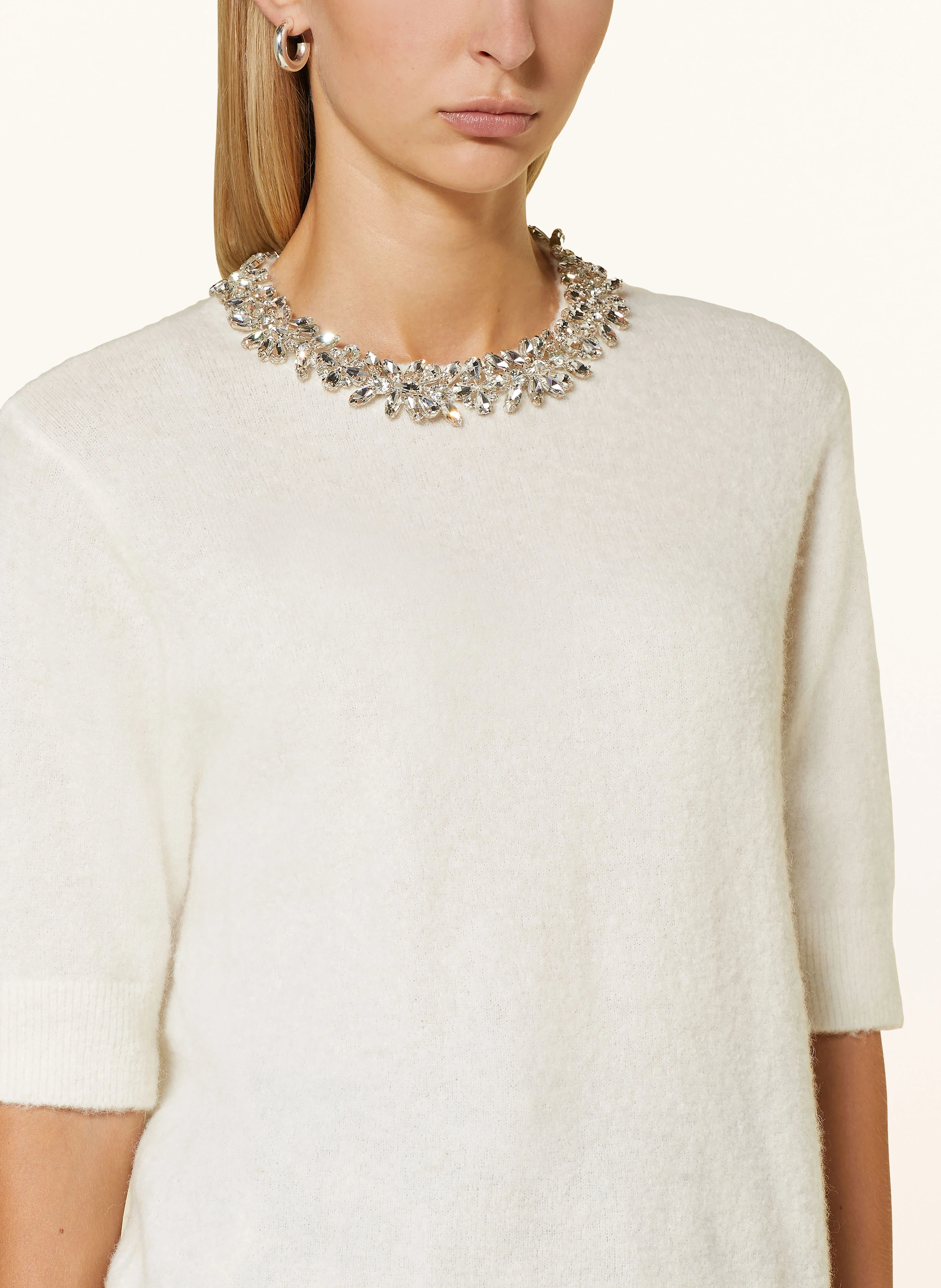 Grace Strickshirt mit abnehmbaren Schmucksteinen