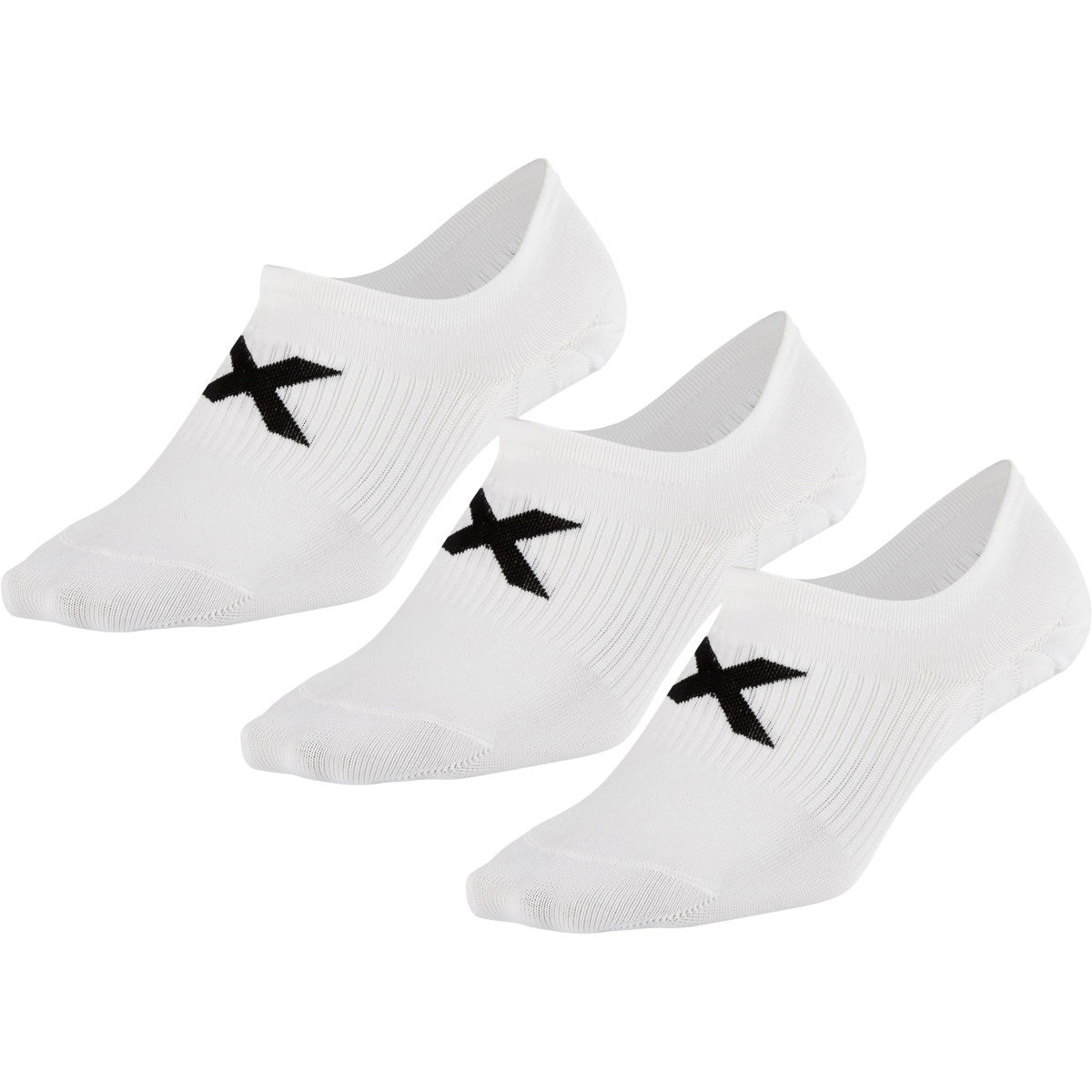 2XU Invisible 3-Pak Ankelstrømper