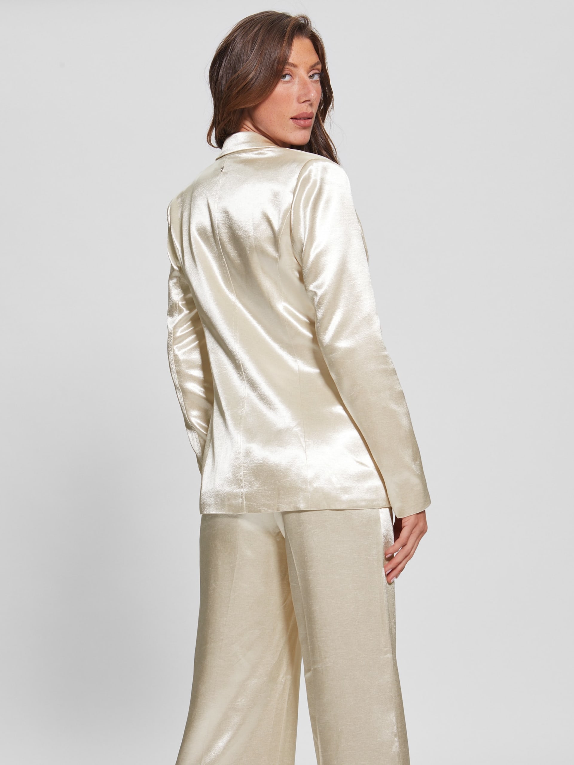 Blazer Breta de cetim
