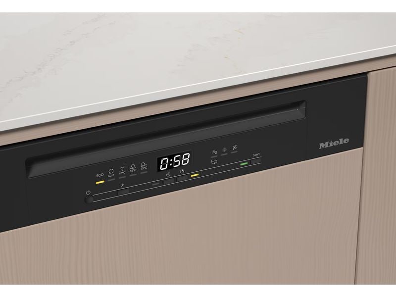 Miele Geschirrspüler G 15811-60 i Active Plus Schwarz Integrierter Geschirrspüler