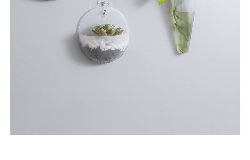 Lazy Corner - Ronde hangende tuinpot van kunststof (verschillende designs)