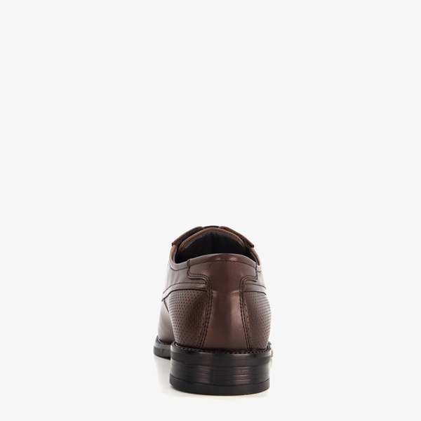 Van Beers leren heren veterschoenen bruin