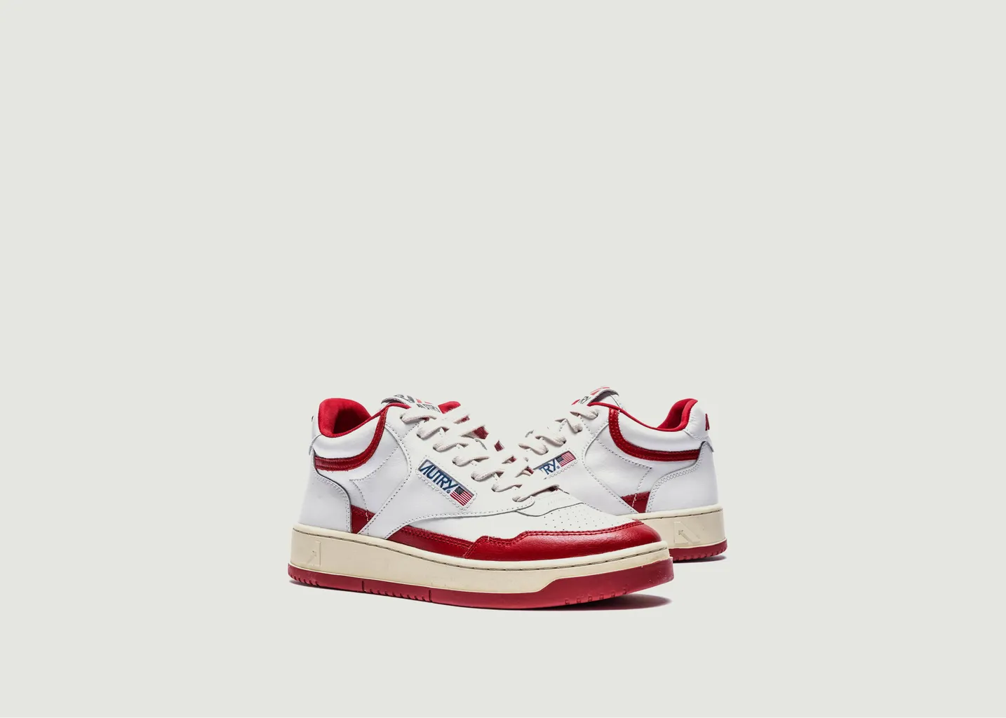 Sneakers Open Mid en cuir AUTRY