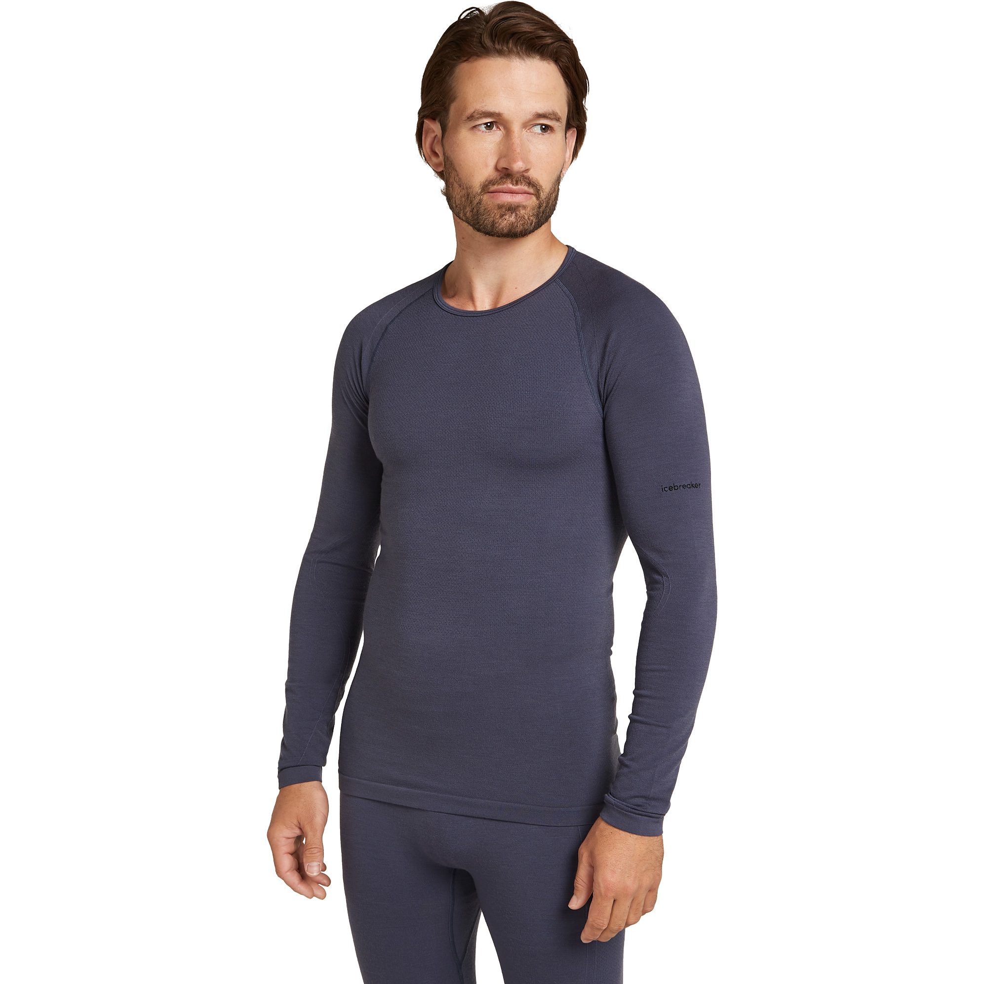 Icebreaker Merino Blend 260 ZoneKnit™ Seamless Longsleeve Herren graphite