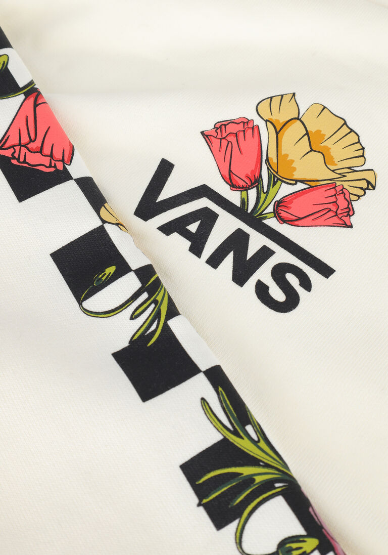 VANS gebroken wit vans sweater poppin poppies hoodie