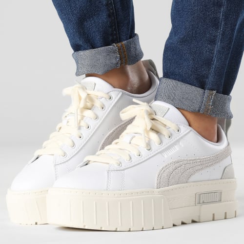 Baskets Femme Mayze Thrifted 389861 Puma White
