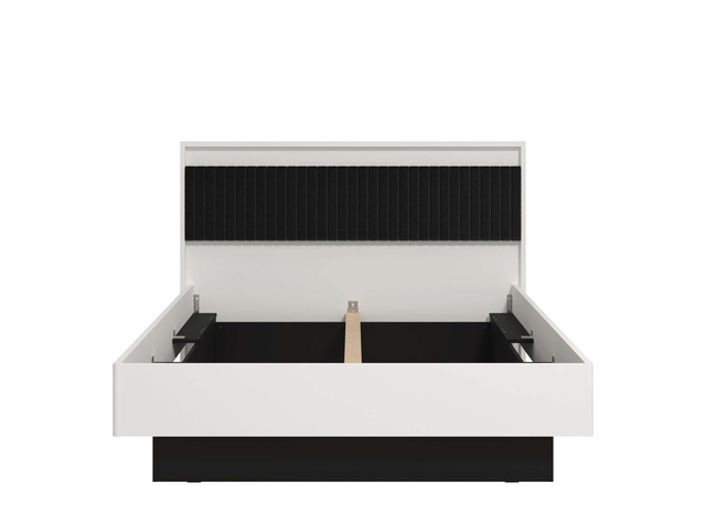 INOSIGN Bettgestell »Ascalon, gepolstertes Kopfteil, bezogen mit weichem Cordstoff« Liegeflächen 160 oder 180x200 cm, FSC® -zertifizierter Holzwerkstoff