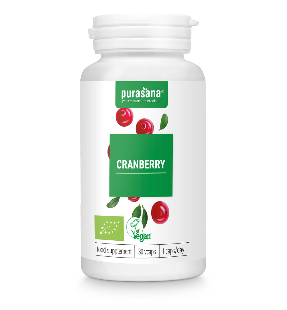 Purasana Cranberry/Canneberge Vegan Bio (30 vega capsules)