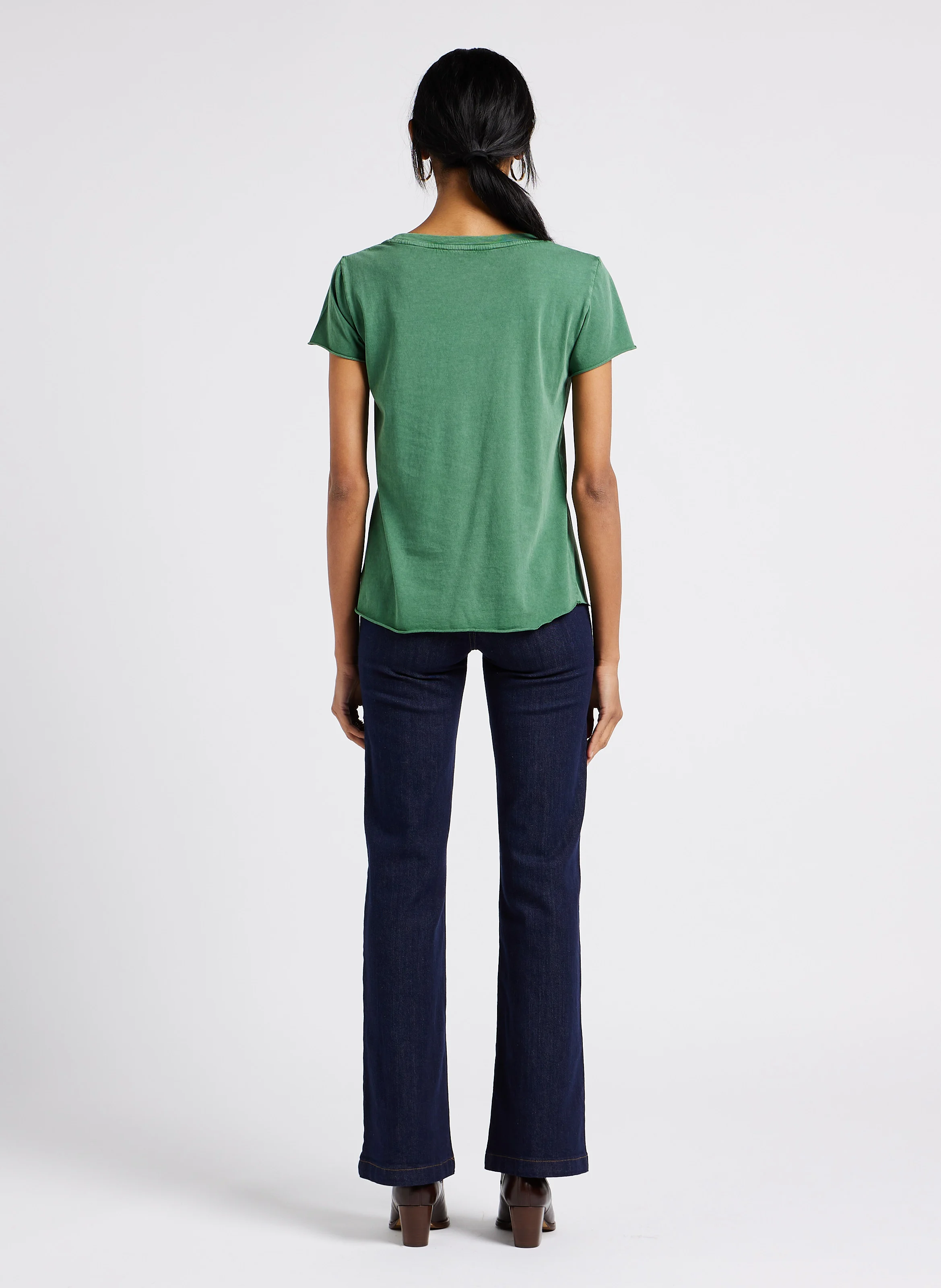SONNY - Jean flare en coton mélangé| Bleu