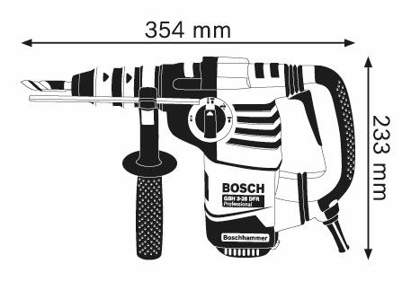 Bosch GBH 3-28 DFR Boorhamer in Koffer - 061124A000