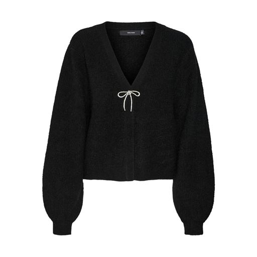 Vero Moda Caia Bow Cardigan, Black, S