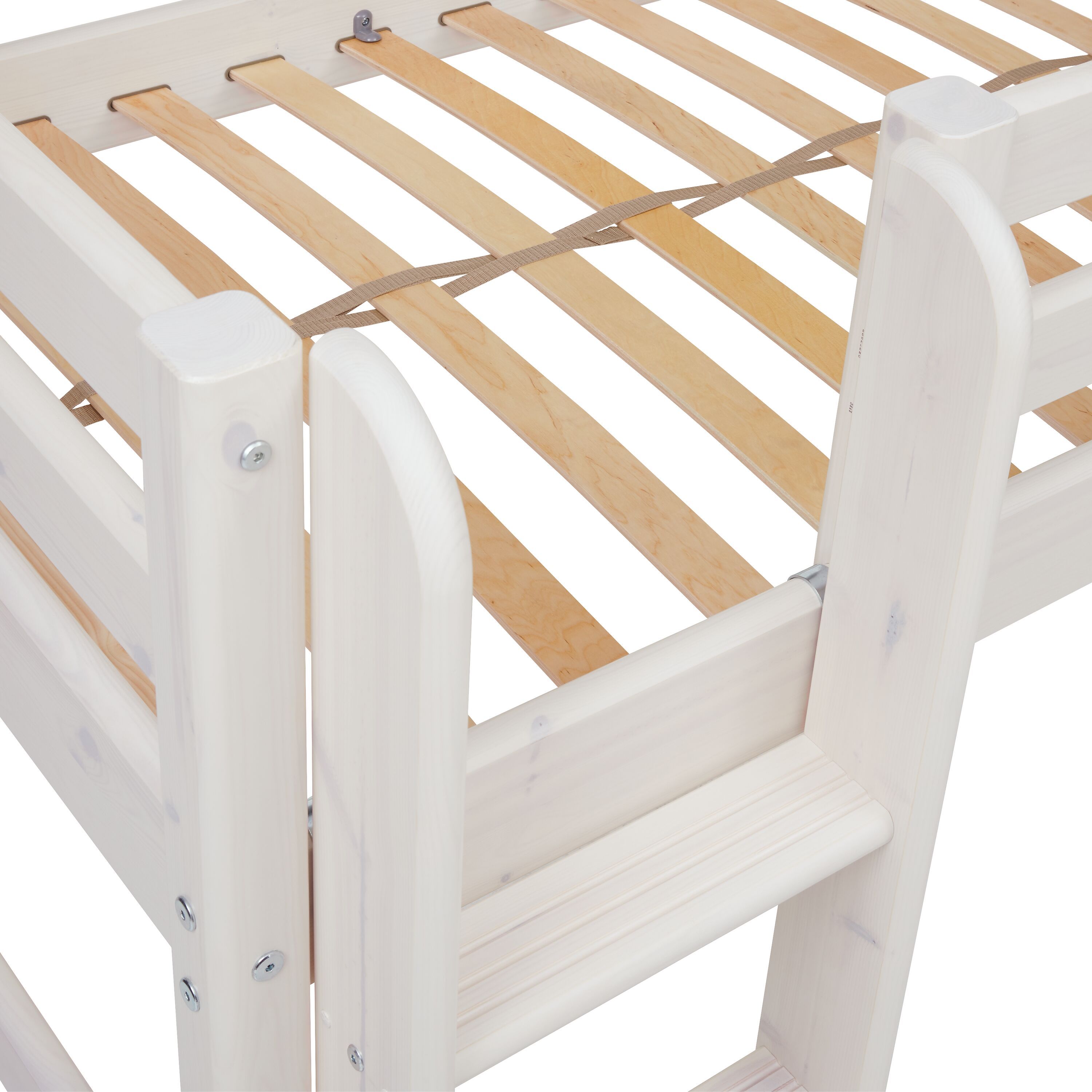 CLASSIC MHB Leiter gerade weiss - White Wash / B: 110.0 cm x T: 210.0 cm x H: 143.0 cm