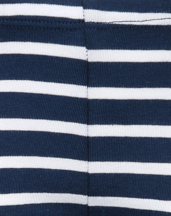 Capri-Leggings LACEBY in dunkelblau/ weiß gestreift