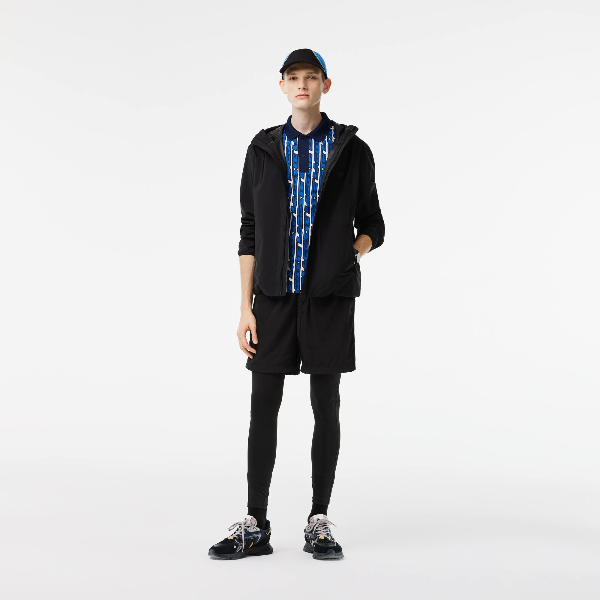 Short homme Lacoste en taffetas déperlant Shorts - Noir - Lacoste - Homme