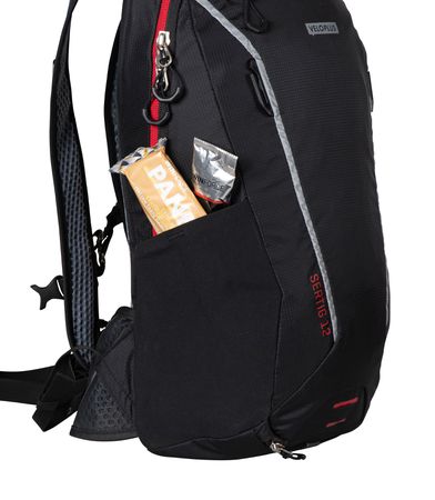 SERTIG 12 Rucksack, 12L, 630g  schwarz rot  12L