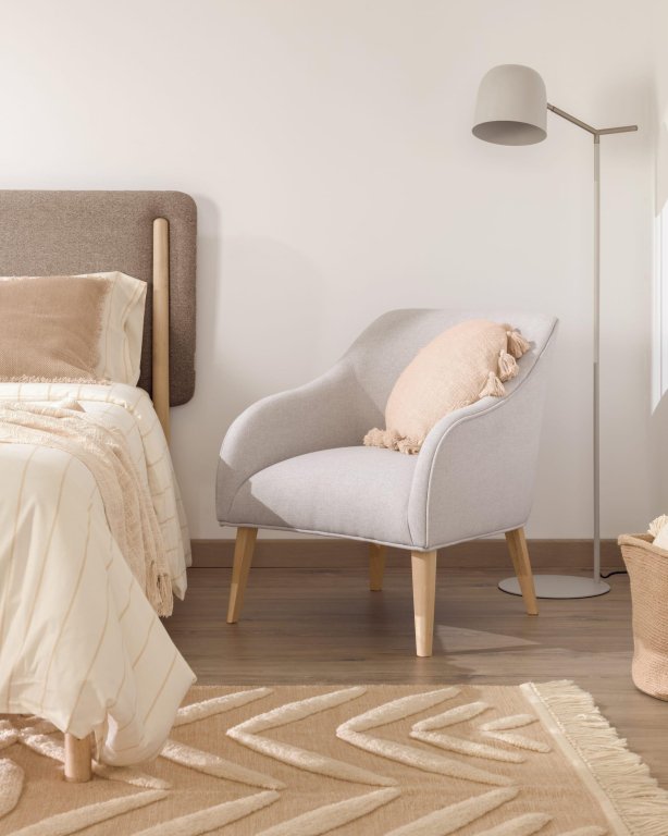 Kave Home Alish vloerlamp beige