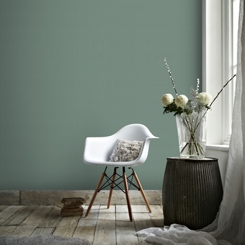Vliesbehang Uni groen 100559
