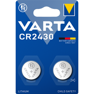 Varta Knoopcel CR2430 Lithium 2 Stuks