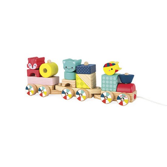 Train baby forest bois   Multicolore        de               Janod