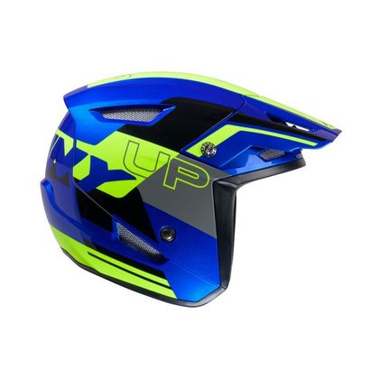 Casque trial Kenny TRIAL UP GRAPHIC 2025 - Bleu / Jaune