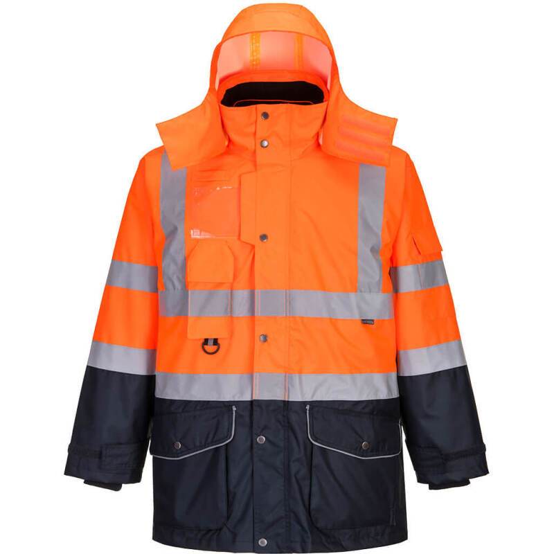 Portwest S426 Parka Haute-Visibilité 7-en-1 Traffic Contrast