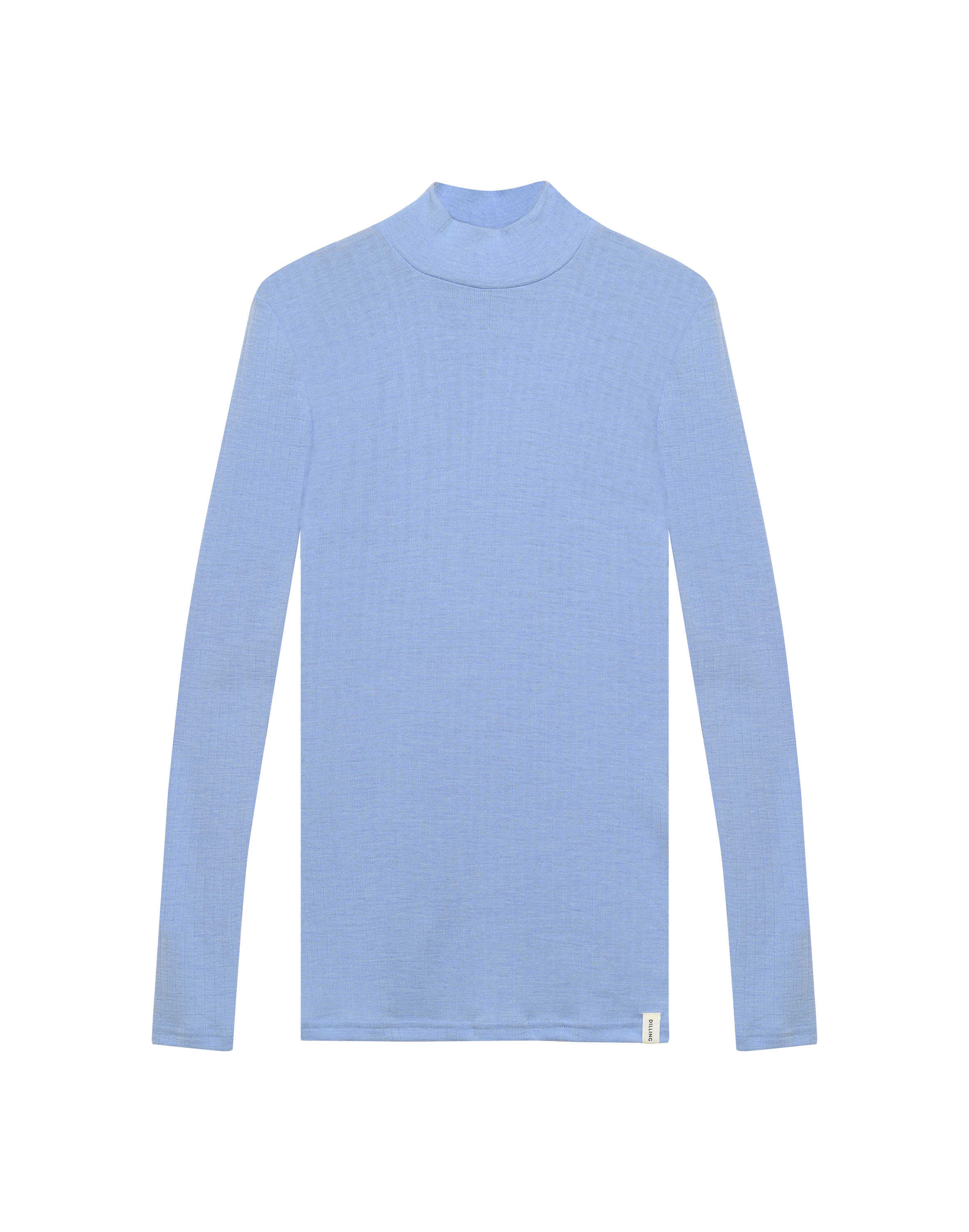 Shirt met hoge hals van merinowol voor dames