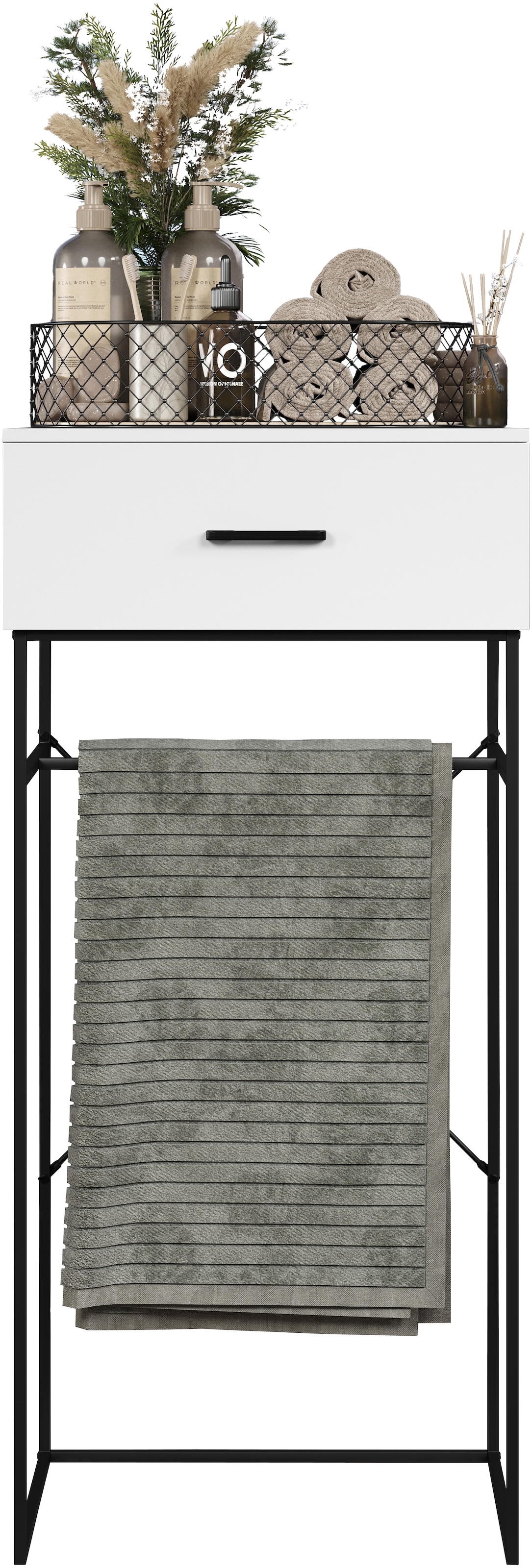 INOSIGN Beistelltisch »Sterling« 1 Stk. tlg. Konsolentisch mit 1 Schublade - (B/T/H) 60/48/132 cm