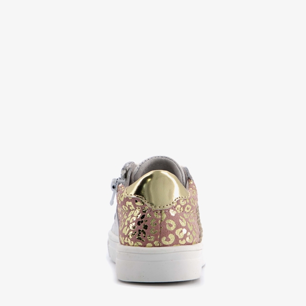 TwoDay meisjes sneakers wit luipaardprint