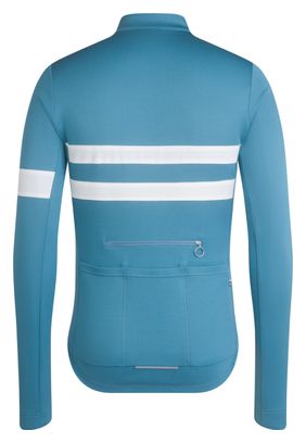 Maillot Manches Longues Rapha Brevet Bleu/Gris