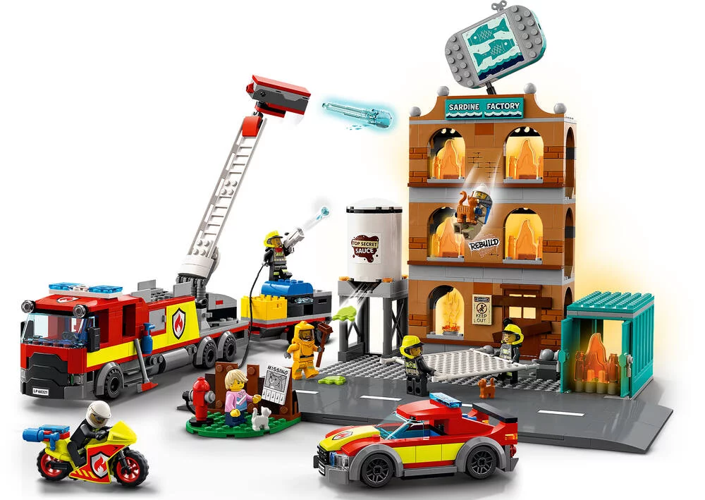 LEGO®CITY 60321 -LA BRIGADE DES POMPIERS