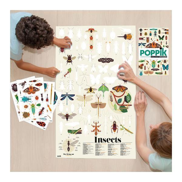 POPPIK Sticker Lernposter Insekten