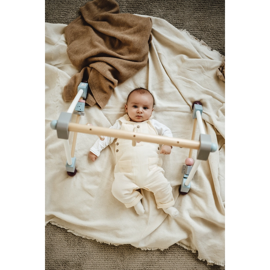 kindsgard Musselin Latzhose himma creme