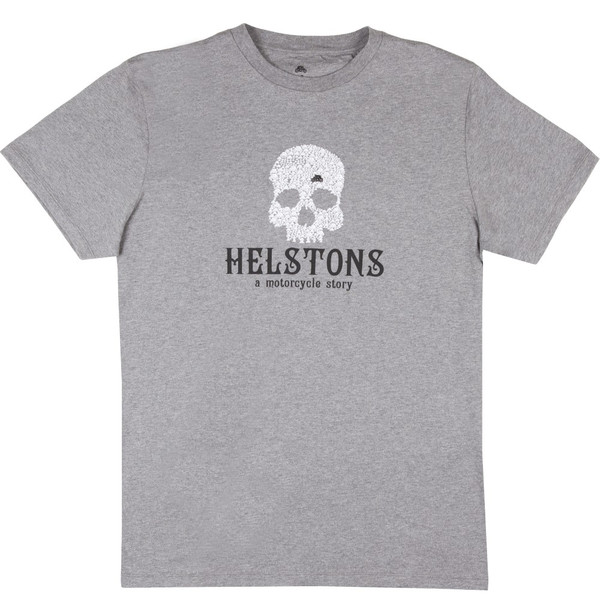 Helstons - T-shirt Skull Gris