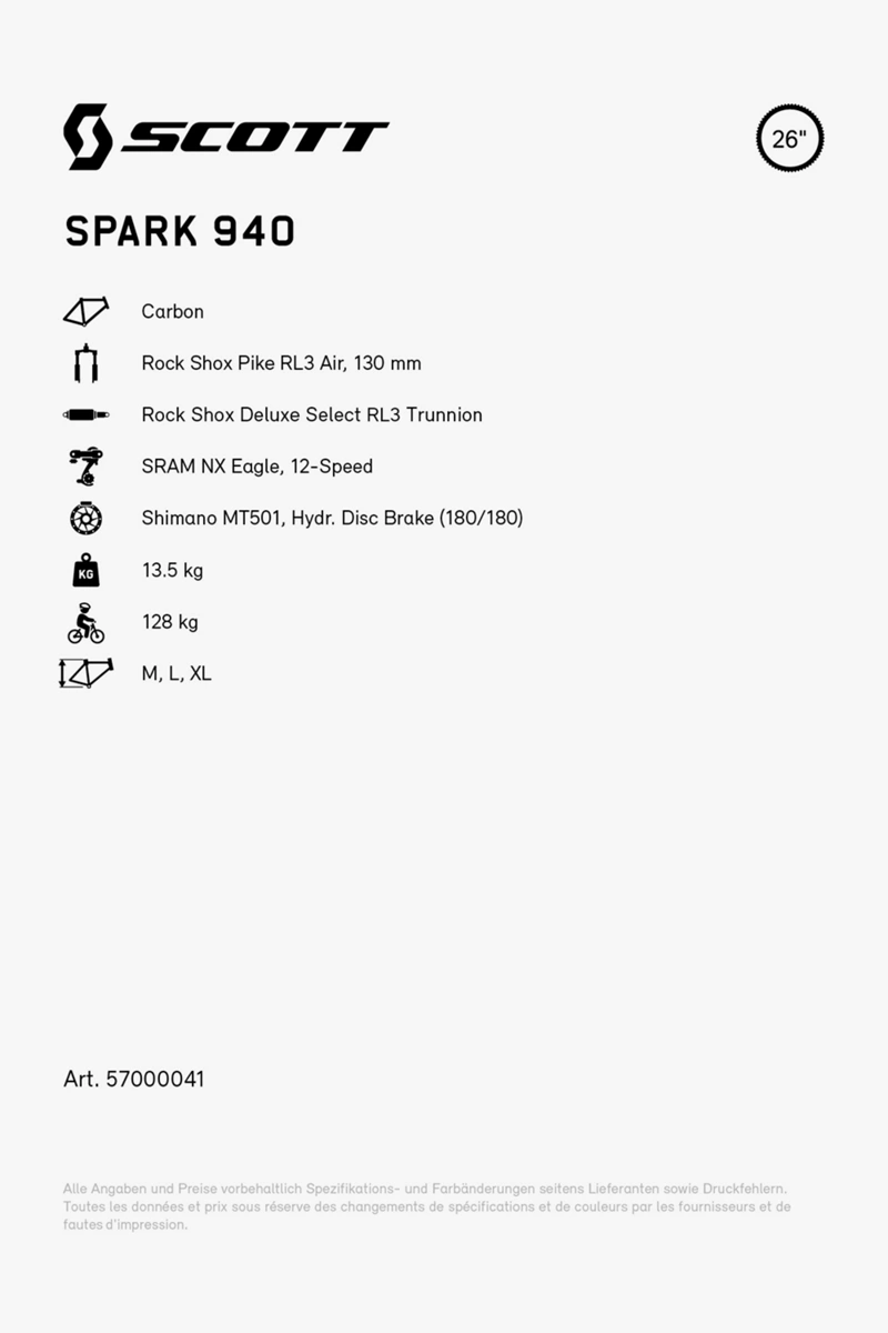 SCOTT Spark 940 29 Mountainbike 2024