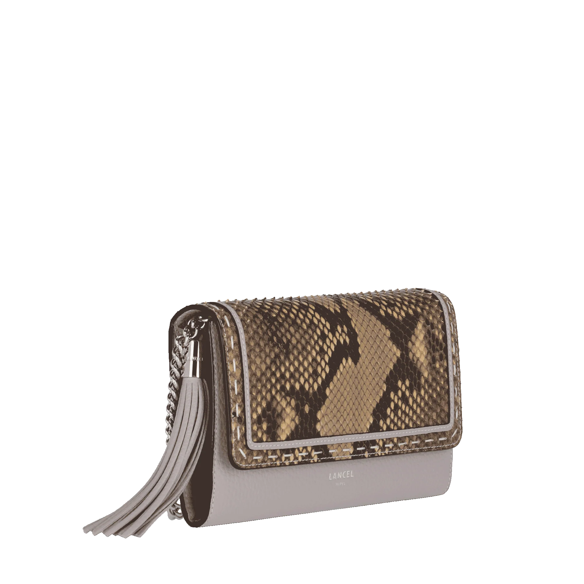 Portefeuille chaîne Premier Flirt de Lancel-Multico Gris Mauve