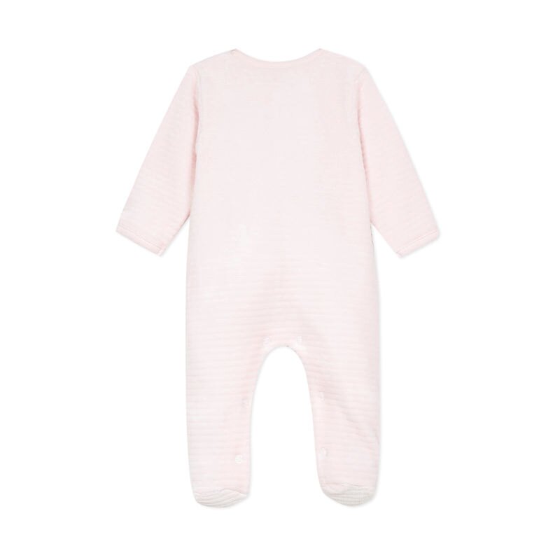 Dors-bien bébé fille en velours ottoman bio Absorba Aucune nuance