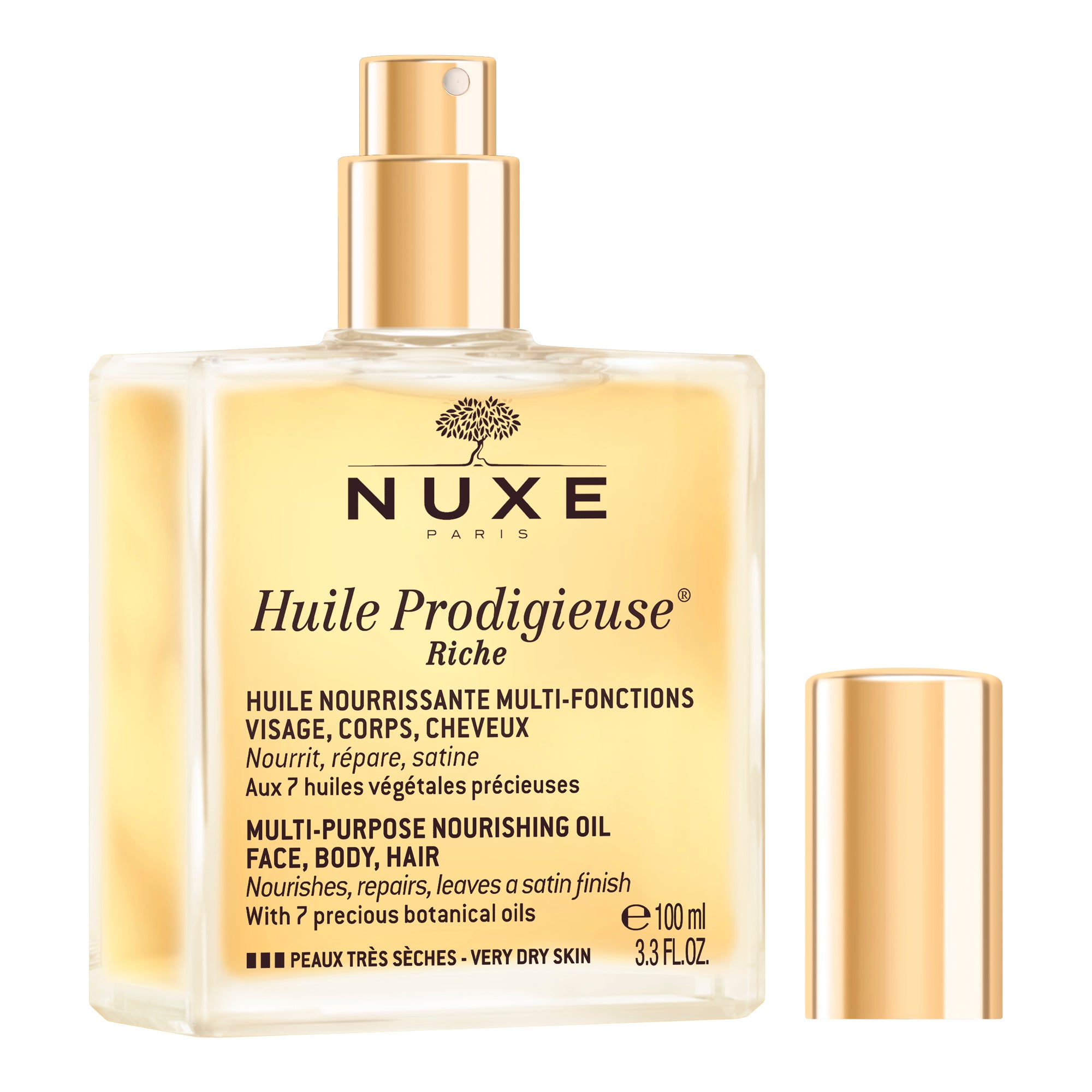 Huile Prodigieuse® Riche 100ml - Trockenöl Gesicht, Körper, Haare 100 ml