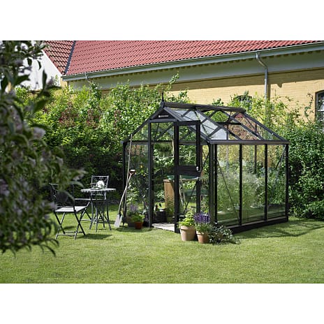 Juliana Compact drivhus - Antracit