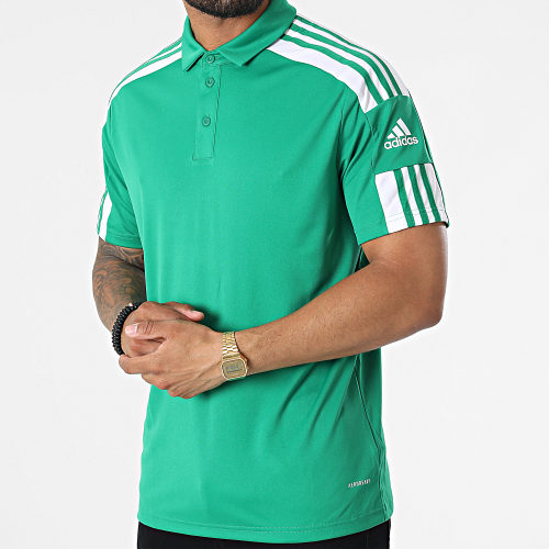 Polo Manches Courtes De Sport A Bandes GP6430 Vert