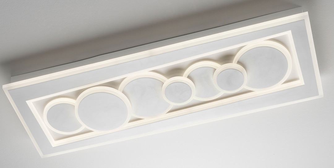 MONDO LED Deckenlampe STAIRS II 90 x 30 cm weiß