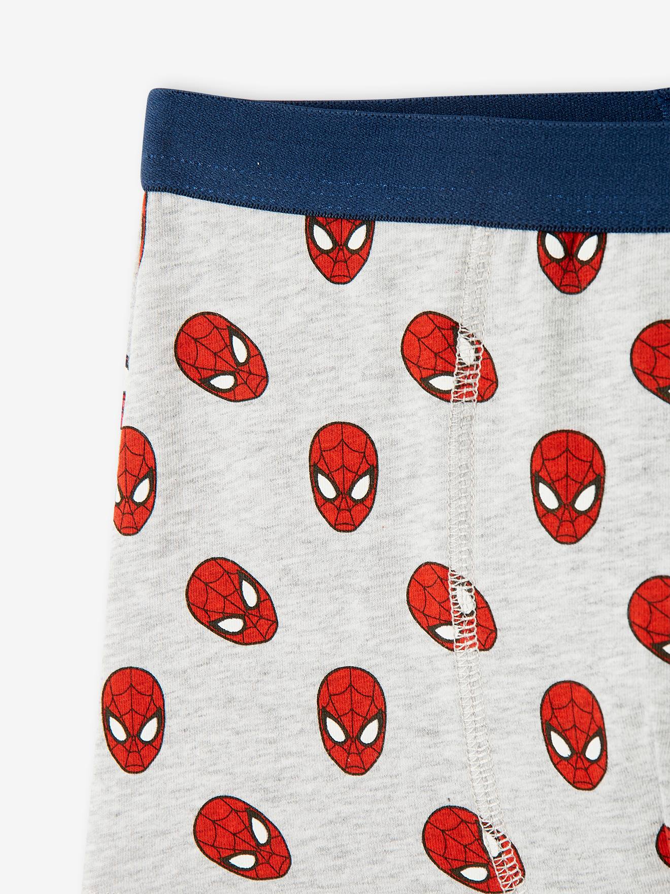 Pacote com 3 cuecas boxer lisas azul-escuras do Homem-Aranha da Marvel®